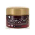 multi function formula snail wrinkle care sleeping pack mizon masque de nuit